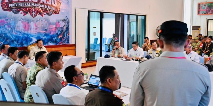 Tito Dampingi Prabowo ke Palangka Raya Untuk Perkuat Penanganan Kebakaran Hutan dan Lahan