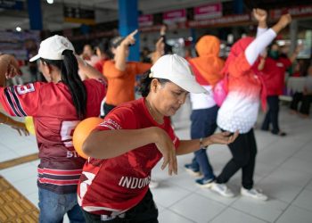 Keseruan Lomba 17 Agustusan di Terminal Kampung Rambutan