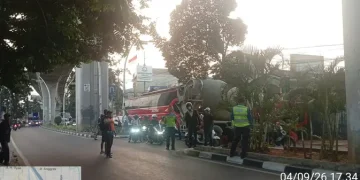 Jalur Langit Transjakarta Hanya Sampai Halte JORR Karena Truk Mogok