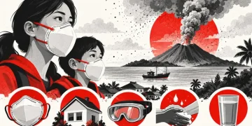 Tips Menghadapi Abu Vulkanik dari Anak Krakatau