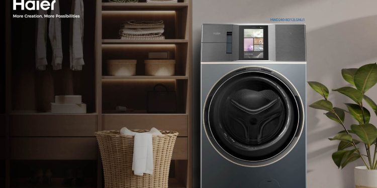 Mesin Cuci Pengering 24 Kg dengan Teknologi AI