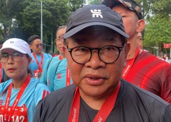 Pramono Coba Lari 10K Festival Lari Jakarta: Jujur Terasa Berat