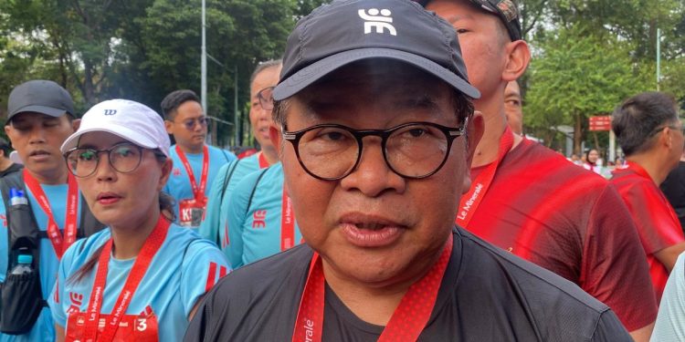 Pramono Coba Lari 10K Festival Lari Jakarta: Jujur Terasa Berat