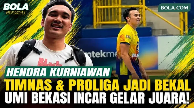 Hendra Kurniawan Targetkan Gelar Juara Liga Voli Mahasiswa Bersama UMI Bekasi dengan Pengalaman Timnas