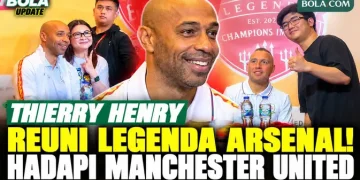 Thierry Henry Senang Bertemu Lagi dengan Legenda Arsenal, Hadapi Manchester United di Jakarta