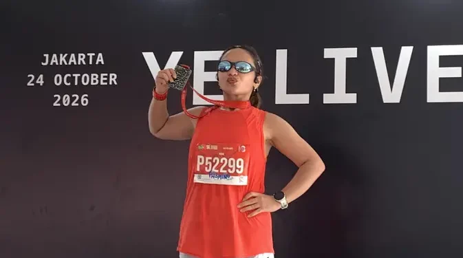Amel Carla Finis 10K di JRF 2026 dan Mengakui Masih Ingin Tidur Lebih Lama