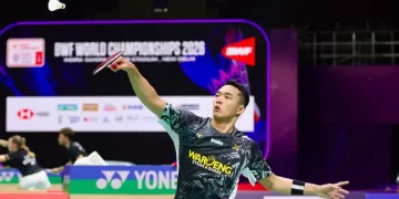 Jojo dan Dua Pasangan Ganda Campuran Beraksi