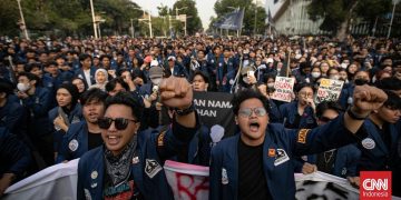 Aksi Mahasiswa Trisakti di Jakarta