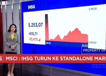 IHSG Turun 11 Persen dan Rupiah Mencapai 18000 per Dolar AS karena MSCI Bikin Cemas