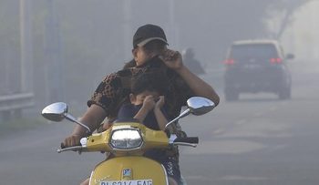 Kabut Asap Kiriman dari Kalimantan dan Sumatera Menyelimuti Aceh